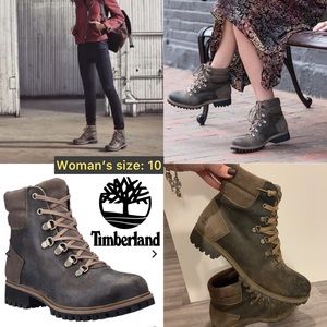 Timberland woman’s size 10 waterproof traction hiking boots